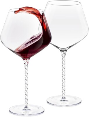 Wilmax Weingläser - 2er Set - Weißweingläser & Rotweingläser - WL-888103/2C