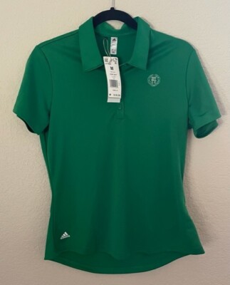 NEW Adidas Women's Golf Green Performance Primegreen Short Sleeve Polo  Shirt