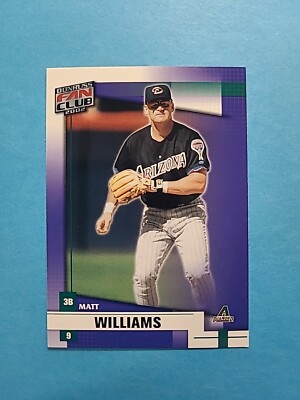 MATT WILLIAMS 2002 DONRUSS FAN CLUB BASEBALL CARD # 172 H4523