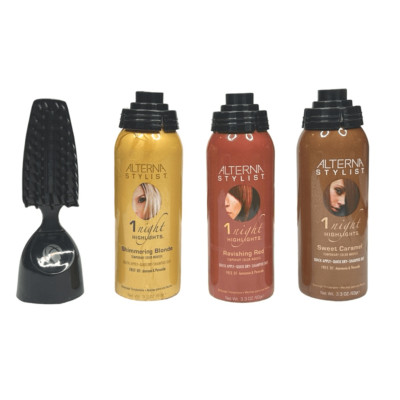 Alterna Stylist 1 Night Highlights Starter Kit 3 Shades Temporary Color Mousse