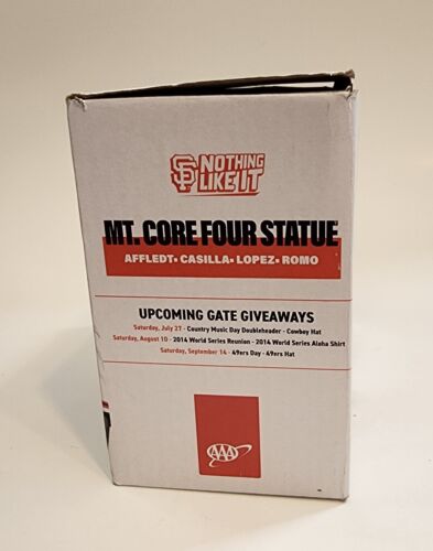 San Francisco Giants Mt. CORE 4 Statue - Affledt, Casilla, Lopez, Romo - NIB! - Picture 2 of 7