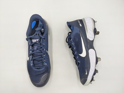 Nike Cleats Mens 7.5 Blue Alpha Huarache Elite 3 Low React Spikes CK0746-401 - Picture 8 of 14
