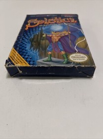 Solstice: The Quest for the Staff of Demnos (Nintendo NES , 1990) No Manual