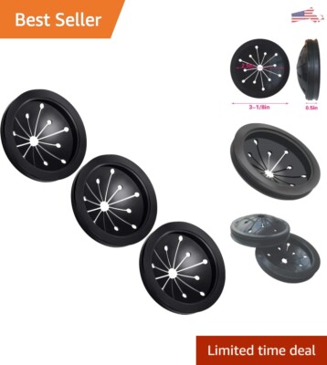 3 Pack Garbage Disposal Splash Guards - Whirlaway, Waste King, Sinkmaster