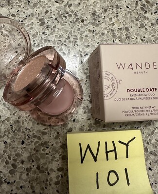 Wander Beauty DOUBLE DATE Eyeshadow Duo EYE CANDY/CRUSH Full SIZE SEALED RET$26