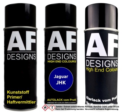 Kunststoff Spraydosen Set für Jaguar JHK Caesium Blue Perl Stoßstange