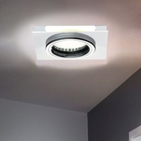 Glas Spot Einbau Strahler Ess Zimmer Beleuchtung Deko Led Lampe Flur Leuchte
