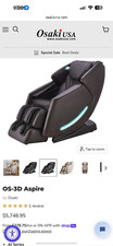 Osaki OS-3D Massage Chair - Brown