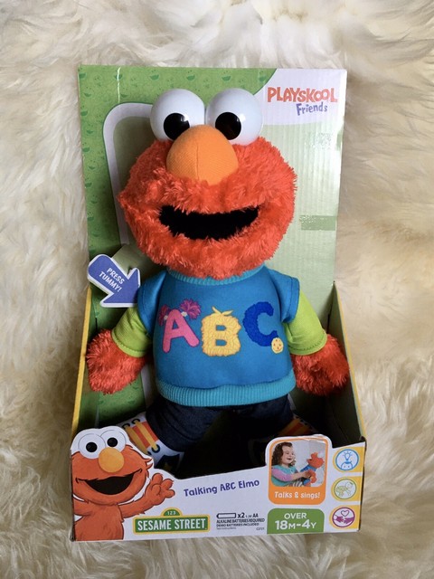 sesame street talking abc elmo figure