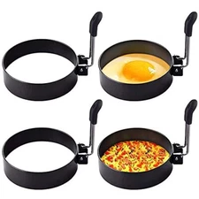 4 Pack Round Breakfast Household Mold Tool Cooking, stainless steel