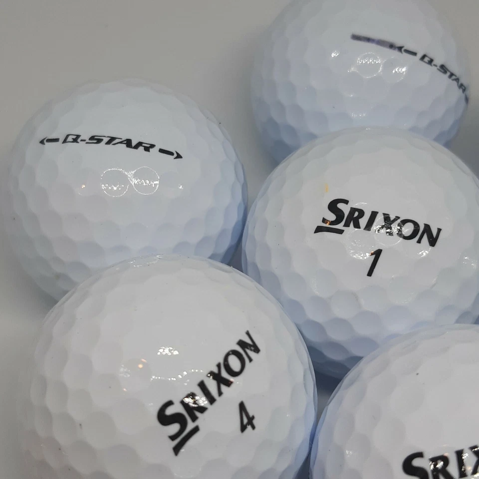 24 pelotas de golf blancas usadas AAAAA (5A) Srixon Q Star/QsTour. ¡EN PERFECTO ESTADO!! Foto 4 de 4