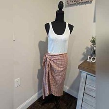 ZARA Ribbed Tank Wrap Skirt Bottom Dress