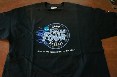 COCA-COLA ZERO T-SHIRT 2009 NCAA FINAL FOUR DETROIT ADULT- LARGE REDUCED