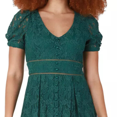 green emerald velvet dress Short Green A-Line Homecoming Dress with Pockets Hunter / 15 main image 0