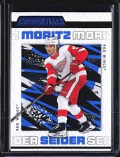 23-24 Upper Deck Credentials Base BLUE Parallel Moritz Seider /149 RED WINGS