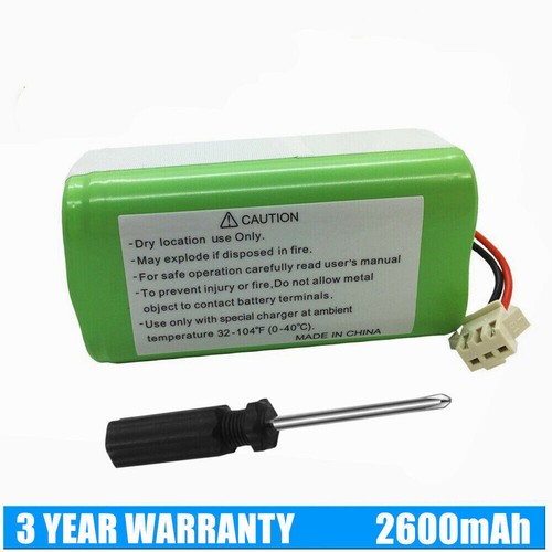2600mAh Battery For iHome AutoVAC Eclipse Y iHRV10-BLK iHRV10Y-BLK Robot Vacuum - Picture 2 of 2