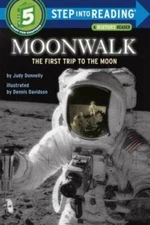 Moonwalk: The First Trip to the Moon (Step-Into-Reading, Step 5) - GOOD