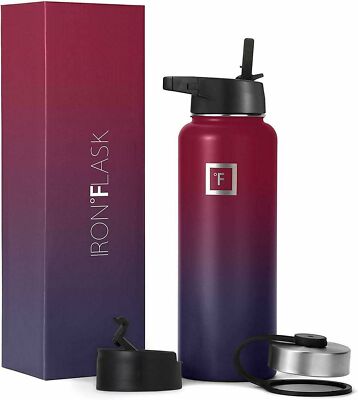 Iron Flask Water Bottle 32 Oz Stainless Steel Iron Flask Sports