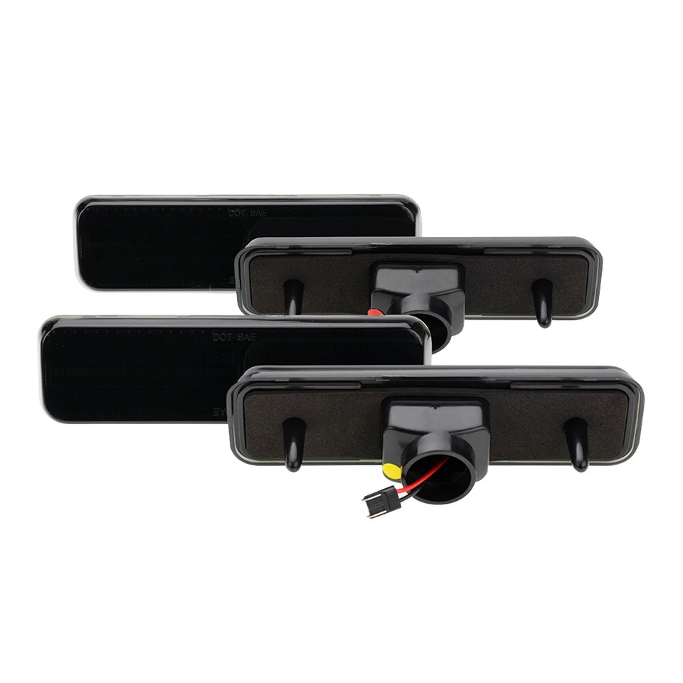 4x Luces de señalización LED delanteras traseras ahumadas para Dodge Charger Challenger 72-74 Foto 2 de 4