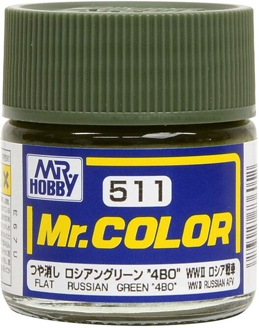 Mr Hobby - Gunze C-511 - Mr. Color (10 ml), Russian Green ""4BO