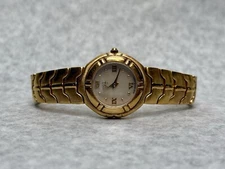 ESQ Swiss Mother Of Pearl Dial Gold Tone Women's Watch