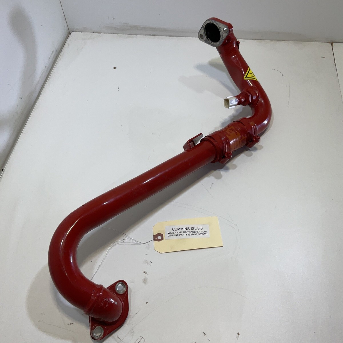 Genuine Cummins ISL 8.9 Water Tube And Air Transfer Tube 4937498 