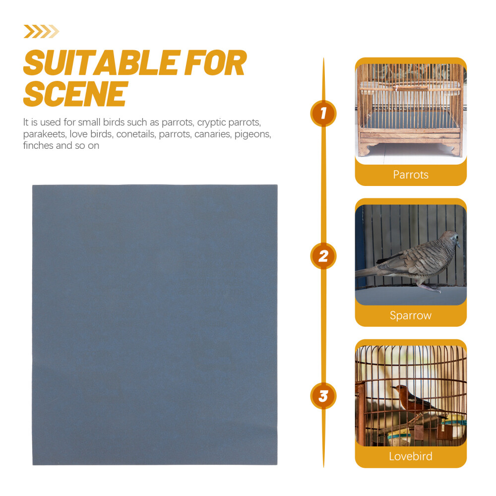 10 Sheets Pet Claw Sandpaper Silicon Carbide Bird Cage Liners eBay