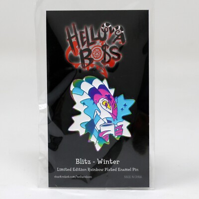 Helluva Boss Blitz Winter 2023 Rainbow Plated Enamel Pin Figure Limited Edition