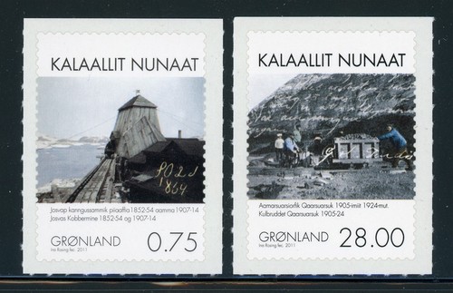 GREENLAND MNH Selections: Scott #601-602 Mining Type 2011 CV$10+