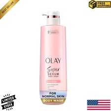 Olay Super Serum Body Wash for Normal Skin, 24Hr Long Lasting Hydration