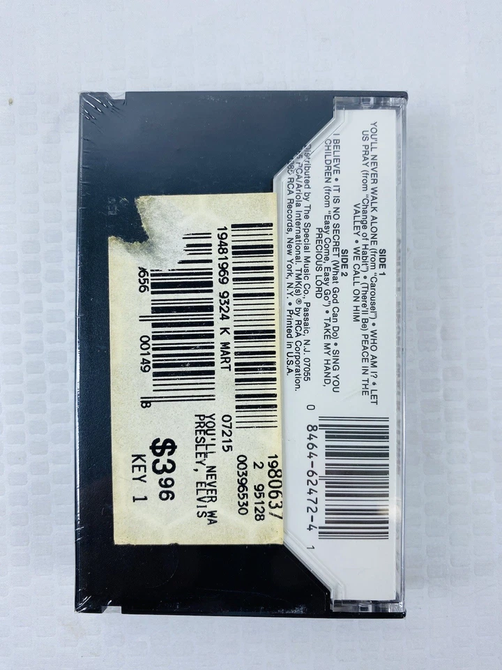 New Sealed ELVIS PRESLEY Music Cassette - You'll Never Walk Alone - Image 3 of 4