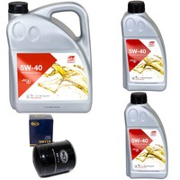 MotoröL Set MotoröL Febi SAE 5W-40 7 Liter + ÖLfilter FüR Audi A4 A6 Avant A8