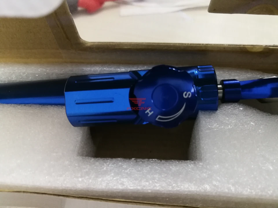 Amortiguador de dirección universal CNC estabilizador lineal invertido control seguro Foto 3 de 4