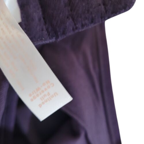 Cacique Size 54B No Wire Unlined Full Coverage Bra Lane Bryant Purple Cotton - Picture 10 of 12