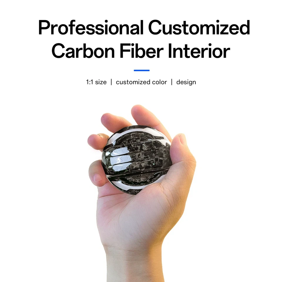 For VW Volkswagen Jetta Beetle Phaeton Real Carbon Fiber Car Fuel Tank Cap Foto 4 de 4