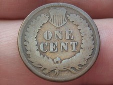 1874 Indian Head One Cent Penny- About Good Details