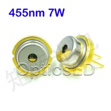 OpticsLD TO5-9mm Blue 455nm 7W - 8W Laser Diode for Engraving/Cutting