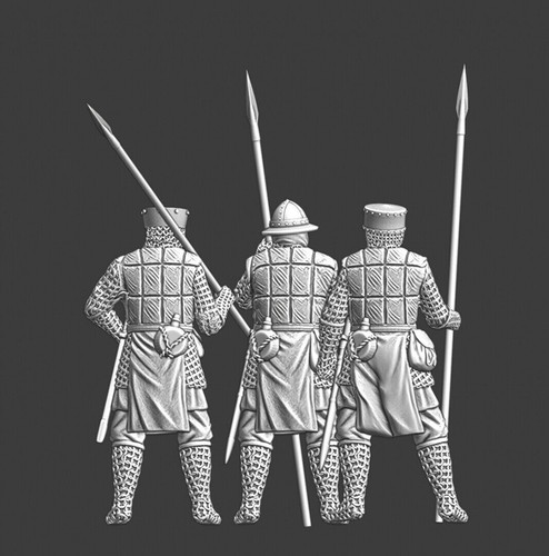 Medieval City Guards Set 1 - 28mm (1/56) Northern Crusades Miniatures - Picture 4 of 9