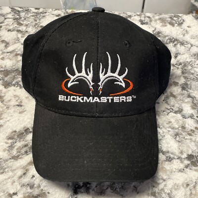 Black Buckmaster Deer Hunting Cap HAT