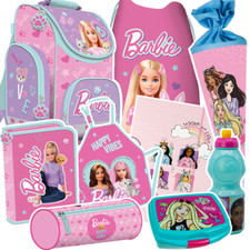 Barbie Schulranzen Schultasche Federtasche  Mädchen  XXL Set Schultüte Tornister