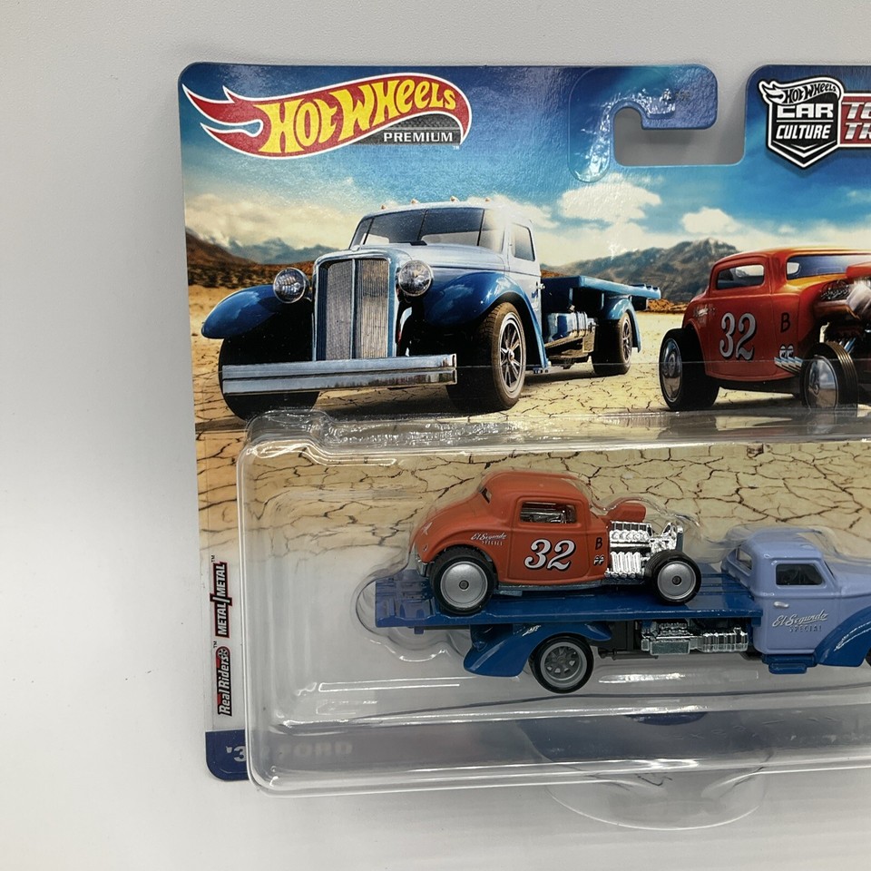 NEW Hot Wheels Car Culture Team Transport 32 '32 Ford & Speed Waze eBay