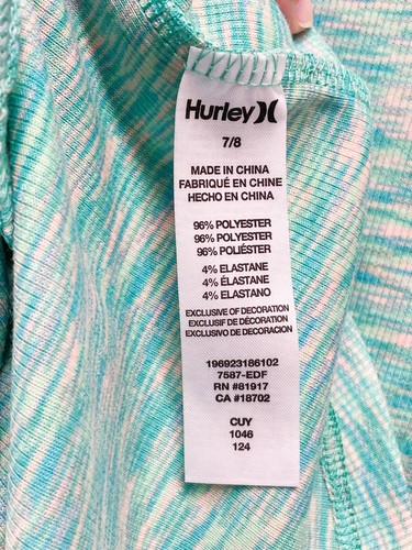 Hurley Youth Dress 2-Pack Girls' Easy Fit Soft Knit Fabric Dress | Size S (7/8) - Picture 20 of 21