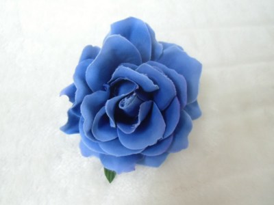 Grosse fleur tissu 13cm / Nombreux coloris / Fleur avec subtils