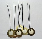 10 STCK. 18 mm Piezoelemente Sound Sensor Trigger Trommel Disc + Draht Kupfer