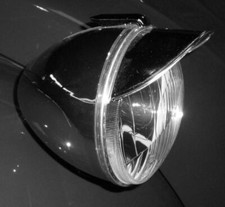 paire de casquette paupière enjoliveur de phare citroën 2cv inox