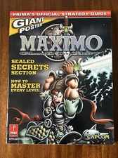 Maximo : Ghosts to Glory by Prima Development Staff (2002 Paperback) with Poster
