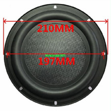 1pcs 8"inch bass radiator passive Speaker Woofer vibration basin With frame