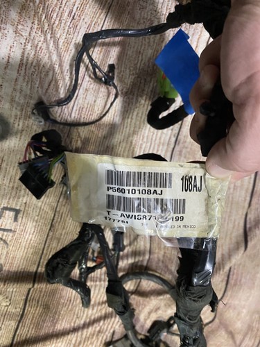 2001 Jeep Wrangler TJ INSTRUMENT DASH WIRING HARNESS Hard Top Radio Heat Wires - Foto 5 di 9