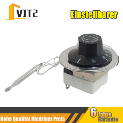Temperaturschalter Kapillar Thermostat 1NC 1NO 30 110°C für Backofen Heizung