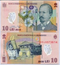 Romania 10 Lei 2018/2020 P 119 Polymer UNC